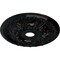 Ekena Millwork Granada Ceiling Medallion (Fits Canopies up to 7 1/8"), 23 3/8"OD x 3 5/8"ID x 2 1/2"P, Black Pearl CM23GABPS - alternate 3